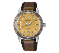 Seiko Presage SRPL75J1 Style 60s Golden Yellow Strap Watch - W25508