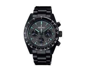 Seiko Prospex Black Series ‘Night Speedtimer’ Solar Chronograph Black Bracelet Watch