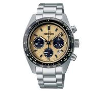 Seiko Prospex SPEEDTIMER Men's Solar Chronograph Wristwatch, silver/gold, 1個, Chronograph