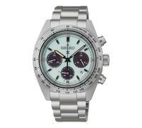 Seiko Mens Prospex Speedtimer Youngtimer Mint Green Bracelet Watch SSC965P1