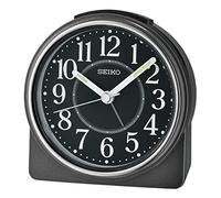 Seiko UK Limited - EU Alarm Clock, Black, Rund