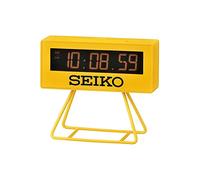 Seiko QHL062Y Countdown Style Sports Timing Clock, Yellow