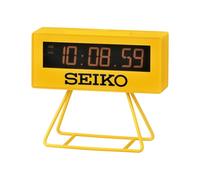 Seiko QHL062Y Yellow Sports Timer Clock - C0383
