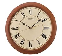 Seiko QXA713T Wall Clock Brown Plastic