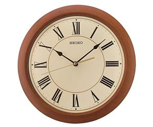 Seiko QXA713T Wall Clock Brown Plastic