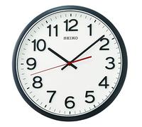 Seiko Clocks Wall Clock, Black, Standard