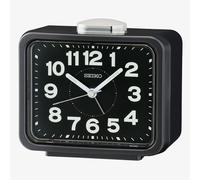 Seiko Retro Black Bell Alarm Clock QHK062K