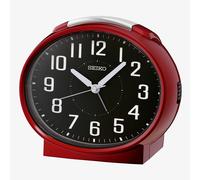 Seiko Retro Red Oval Bell Alarm Clock QHK059R