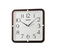Seiko Retro Silent Square White 28cm Wall Clock QXA833B