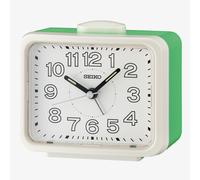 Seiko UK Limited - EU Alarm Clock, White & Green, Standard