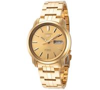 Seiko 5 Gents Automatic Gold Plated Dress Watch SNKK76K1