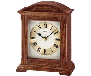 Seiko solid oak Mantle Clock QXG123B RRP £75.00