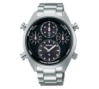 Seiko Prospex Black on Black One Hundreth Of A Second Speedtimer Watch SFJ003P1