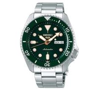 Seiko Sports Green Men's Silver Watch SRPD63K1