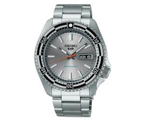 Seiko SRPK09K1 Men Seiko 5 Sports Silver Retro Watch
