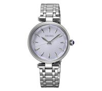 Seiko Srz553p1 Women's Quartz Watch, Silver Dial, Stainless Steel Bracelet