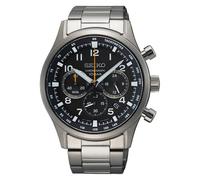 Seiko Men's Watch Chronograph Steel/Black Chrono SSB447P1