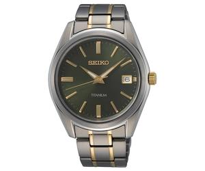 Seiko SUR377P1 Titanium Two Tone Bracelet Watch - W25212