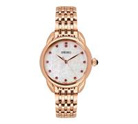 Seiko SUR564P1 Women's Analogue Quartz Watch with Stainless Steel Strap, Gold