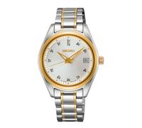 Seiko Sur582p1 32mm 10atm Quartz Analogical Woman Watch Golden Woman