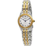 Seiko SWR038 Essentials Ladies Quartz Stainless Steel Watch 22mm White Dial