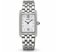 Seiko Conceptual Women's Silver Rectangle Dial Stainless Steel Bracelet Watch