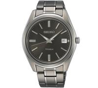Seiko Titanium Essential SUR375P1 - Man - 40 mm - Analogue - Quartz - Sapphire Glass Black 20 mm