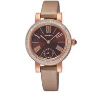 Seiko Watch Ladies Rose Gold D - Brown SO-626