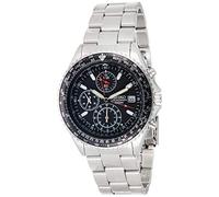 SEIKO Watch SND253P1 Black Men's Pilot Chronograph