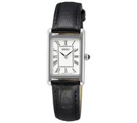 Seiko Women ´S Wristswatch with Leather Strap Black SWR053P1
