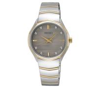 Seiko Women's Analog Quartz Watch with Stainless Steel Strap SUR616P1