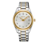 Seiko Sur582p1 32mm 10atm Quartz Analogical Woman Watch Golden Woman