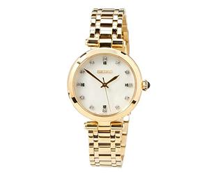Seiko Womens Analogue Quartz Watch with Stainless Steel Strap SRZ536P1