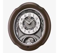 Seiko Wooden Melodies In Motion Skeleton Dial Wall Clock QXM609N