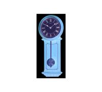 Seiko Wooden Oak Veneer Pendulum Battery Wall Clock 51cm QXC213B