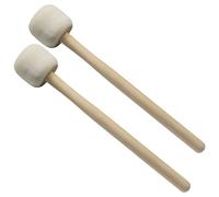 Seimneire 1 Pair Wool Felt Drum Mallet,Anti-slip Bass Percussion Sticks Instrument Band Accessory,13.22 Inch Length Drum Stick for Drums Snare Drums,Band Musicians