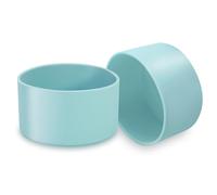 Seimneire 2 Pcs 3 Inch / 75mm Mint Green Water Bottle Boot, Silicone Sleeve Bumper, Accessories Bottom Protector for 20oz 30oz 40oz Tumblers