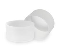 Seimneire 2Pack 3Inch/75mm Clear Silicone Tumbler Bumper, Water Bottle Bottom Protector for 20oz-40oz