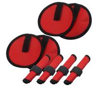 Seimneire 8Pcs Lure Wrap, 6 Inch Fishing Lure Protective Covers Red Bait Wrap Protectors Guard to Keep Fishermen Safe for Rod