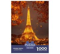 Seine-River-scenery Puzzle 1000 Pieces for Adults Teens Educational Entertainment Eiffel Tower Premium Box Collectible 70x50cm/1000pcs