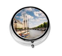 Seine Sailing3 Compartment Pillbox, A Portable Medicine Box That Holds Vitamins, &Medications, Fish Oil and Supplements.