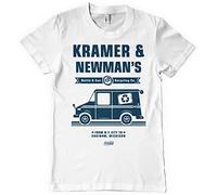Seinfeld Officially Licensed Kramer & Newman's Recycling Co Mens T-Shirt (White), Large