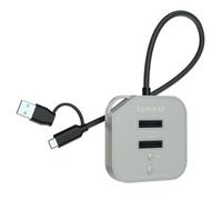 SEINIKAY Dual Bay M.2 NVMe/AHCI Cloning Dock - Portable NVMe Duplicator Cloner with 20Gbps C to C-A Cable, Offline Clone, Tool-Free Design, Progress LED & Fast Heat Dissipation