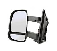 Seintech Full Door Wing Mirror Covers Electric Heated Long Arm - Left Passenger Side N/S Wing -Vehicle Specific Fit- Vehicle Specific Fit- Compatible fits For Fiat Ducato 2006 On Black