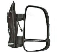 Seintech Fulol Door Wing Mirror Electric Heated Short Arm - Right Driver Side O/S Wing - Compatible fit For Peugeot Boxer 06 On (Includes Indicator Flasher Lens And Bulb)