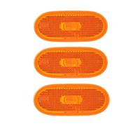 Seintech - Plastic Marker Lens Lamp - Side Marker Lens Light - Side Marker Lens Amber Orange Repeater For VW Crafter 06>17 New - (3pc)