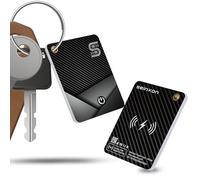 SEINXON Wallet Tracker (iOS Only) IP68 Thin Item Finder Card Luggage Located Bluetooth Works with Apple Find My APP & Network - Wireless Charger (Small)