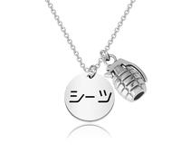 SEIRAA Anime Necklace Anime Battle Brothers Gifts Manga Character Jewelry Manga Merchandise, 1, Stainless Steel, No Gemstone