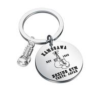SEIRAA Boxing Anime Keychain Boxing Gym Anime Gifts Manga Boxer Jewelry Kamogawa Boxing Gym Keychain, Kamogawa Key, S
