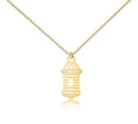 SEIRAA Garita Del Morro Necklace Sentry Box Old San Juan Gifts Puerto Rico Necklace Garita Pendant, 1, Copper, No Gemstone